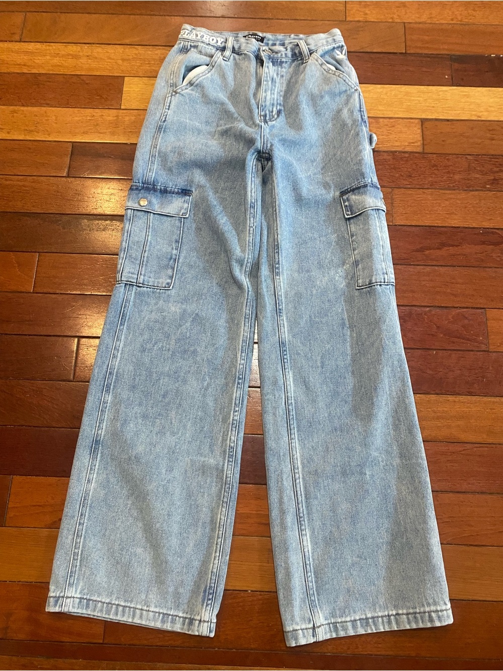 Vintage pacsun playboy carpenter wide leg style jeans size 26 guc